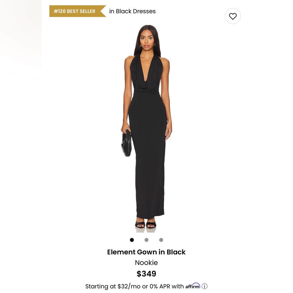 REVOLVE Element Gown in Black